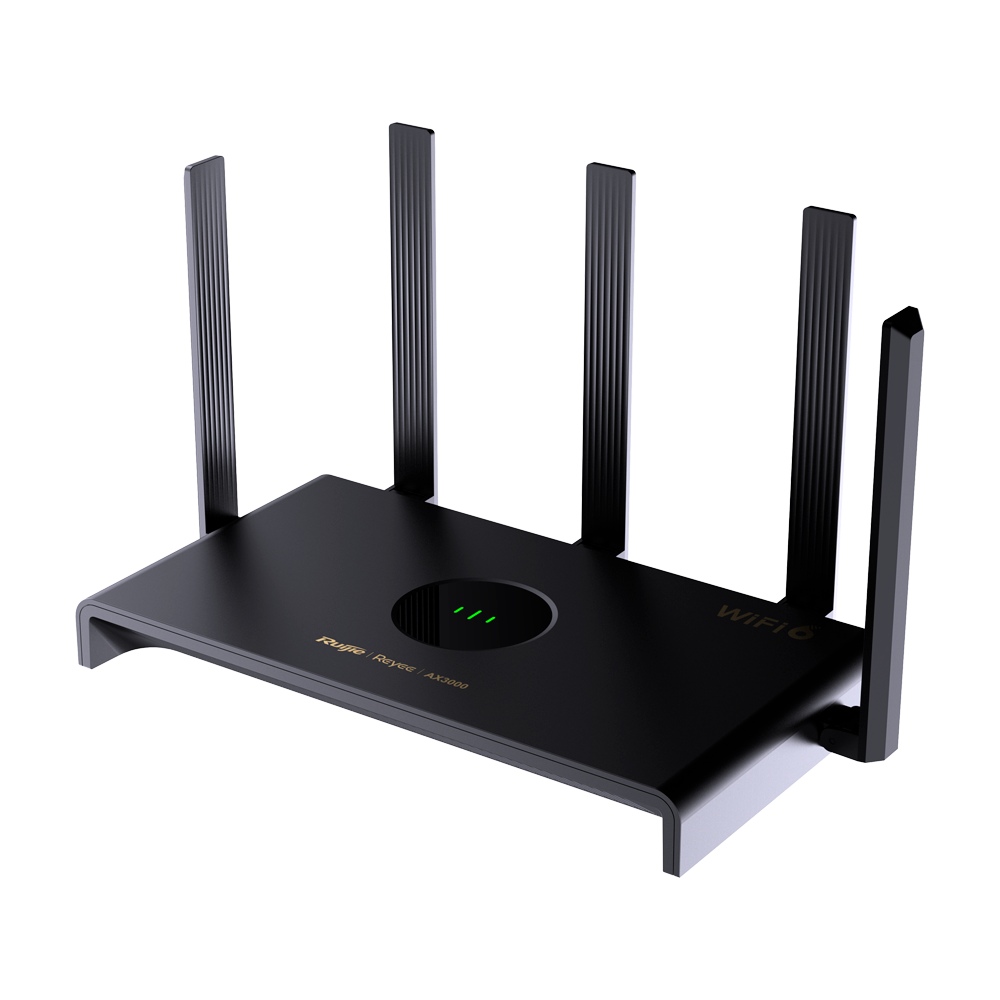 Reyee - Router Gigabit Mesh WiFi 6 AX3000 - 4 Porte RJ45 10/100/1000 Mbps - 802.11ax 2x2 e dual-band  2,4 e 5 GHz - Piccolo ufficio / Ufficio domestico / Gaming