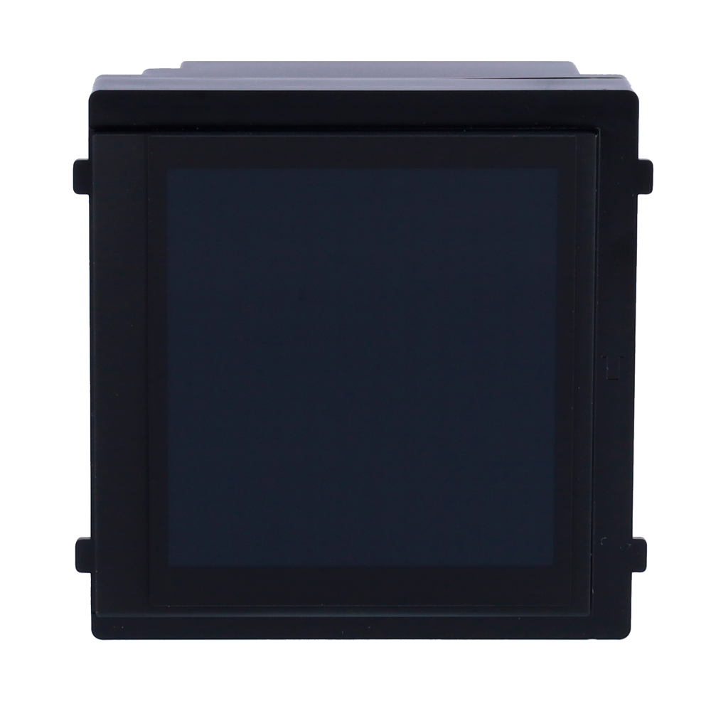 Extension module - 4" IPS touch screen | Keypad and directory - Opening via MF card and PIN - 500 contacts storage - Suitable for outdoor use IP65 | IK08 - Modular mounting