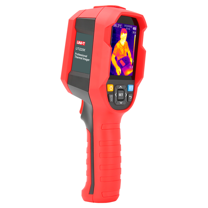 Telecamera termografica portatile Dual - Misurazione della temperatura in tempo reale - Risoluzione termica 200x150 | Precisione ±0.5ºC - Sensibilità termica ≤100mK - Monitoraggio su monitor esterno tramite PC