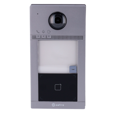 WiFi IP video intercom - 2 Mp camera | Two-way audio - Opening with MF card 2 relays - Mobile app with or without monitor - Vandal-proof stainless steel - Standard PoE | Surface mount