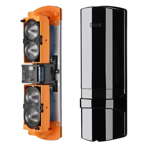 Infrared Barrier Detector - Wiring | 4 spokes | AND and OR function - Max. detection range 150 / 450 m - High configuration capability - Tamper | Relay output | LED Display - Power supply 12~24VDC/VAC