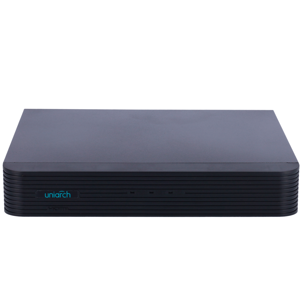 5n1 video recorder - Uniarch - 8 CH HDTVI / HDCVI / AHD / CVBS + 4 extra IP - Audio - Admits 1 hard disk