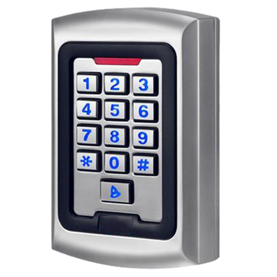 Controllo accessi autonomo - Accesso tramite scheda EM e PIN - 2 uscite relè e cicalino - Wiegand 26 - Controllo del tempo - Adatto per esterni IP68 - Innowatt