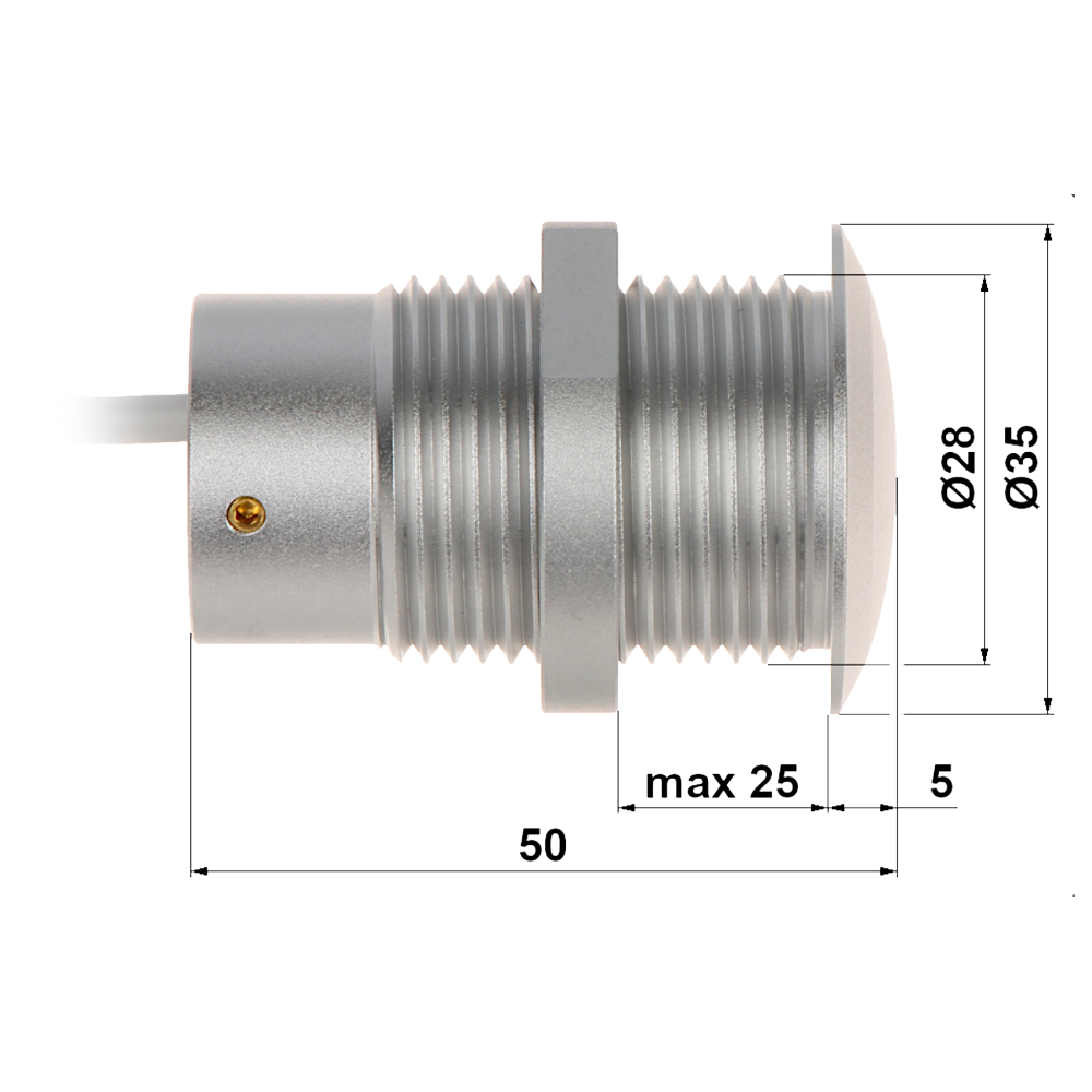 Branded Microphone - External / Omnidirectional - High Quality - Range 5m Sensitivity -43dB - Audio RCA / Jack DC12V - Built-in Installation IP66 [%VAR%]