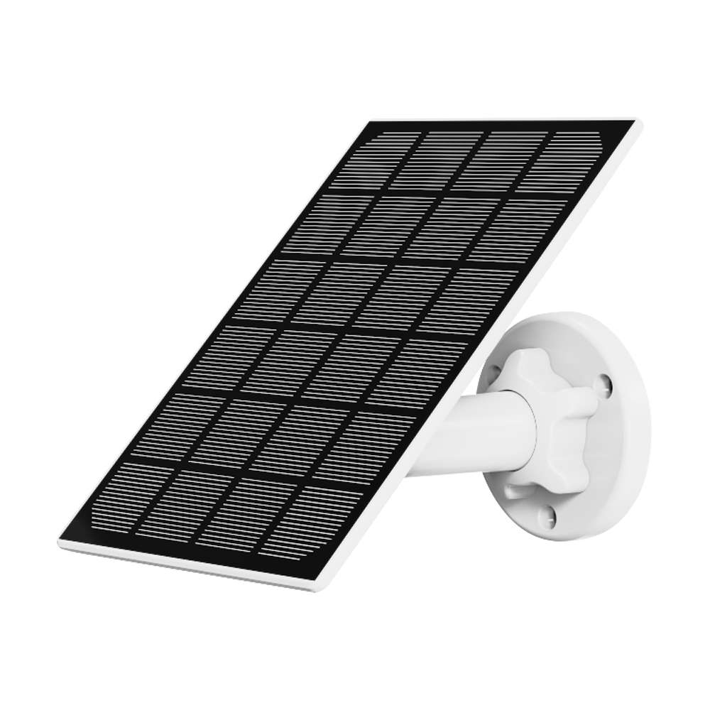 VicoHome - Pannello solare da 3W - Per telecamere IP a batteria - Monocristallino ad alta efficienza - Uscita Micro USB DC5V standard - Waterproof IP65