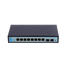 Switch PoE - 8 porte PoE Gigabit + 2 SFP Gigabit - 30 W per porta / Massimo 96W - 1 Porta Hi-PoE fino a 46W - VLAN/Port Isolation/STP/RSTP/MSTP/ACL/QoS - LACP/DHCP Snooping/IGMP Snooping/Port Mirroring