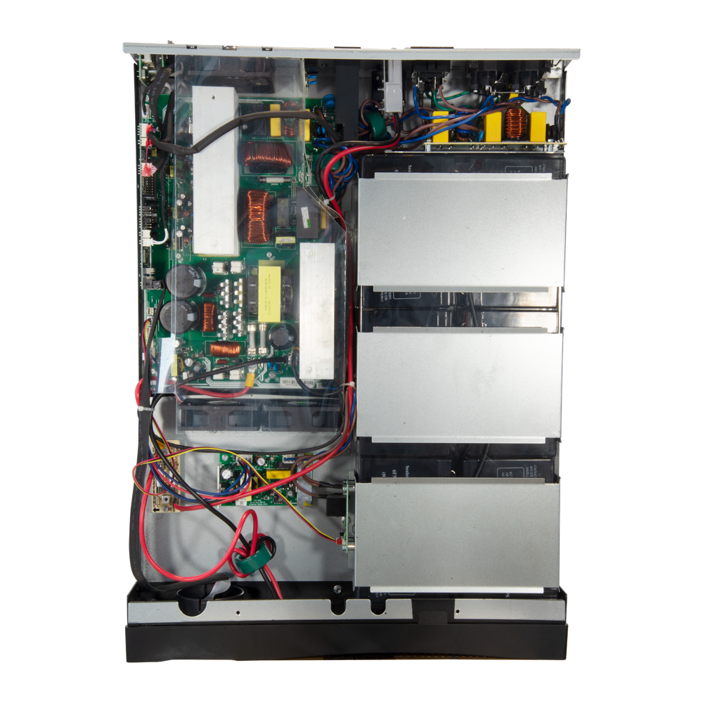 UPS online per installazione a rack o a torre - Potenza 3000VA/2700W - 2 uscite SAI/UPS protette - Tempo di ricarica 4h  90% - Hot swappable - 6 batterie di piombo-acido ermetiche