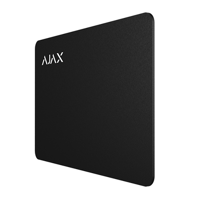 Ajax - Tarjeta de acceso sin contacto - Tecnología Mifare DESFire® - Compatible con KeyPad Plus - Máxima seguridad y rápida identificación del usuario - Color negro