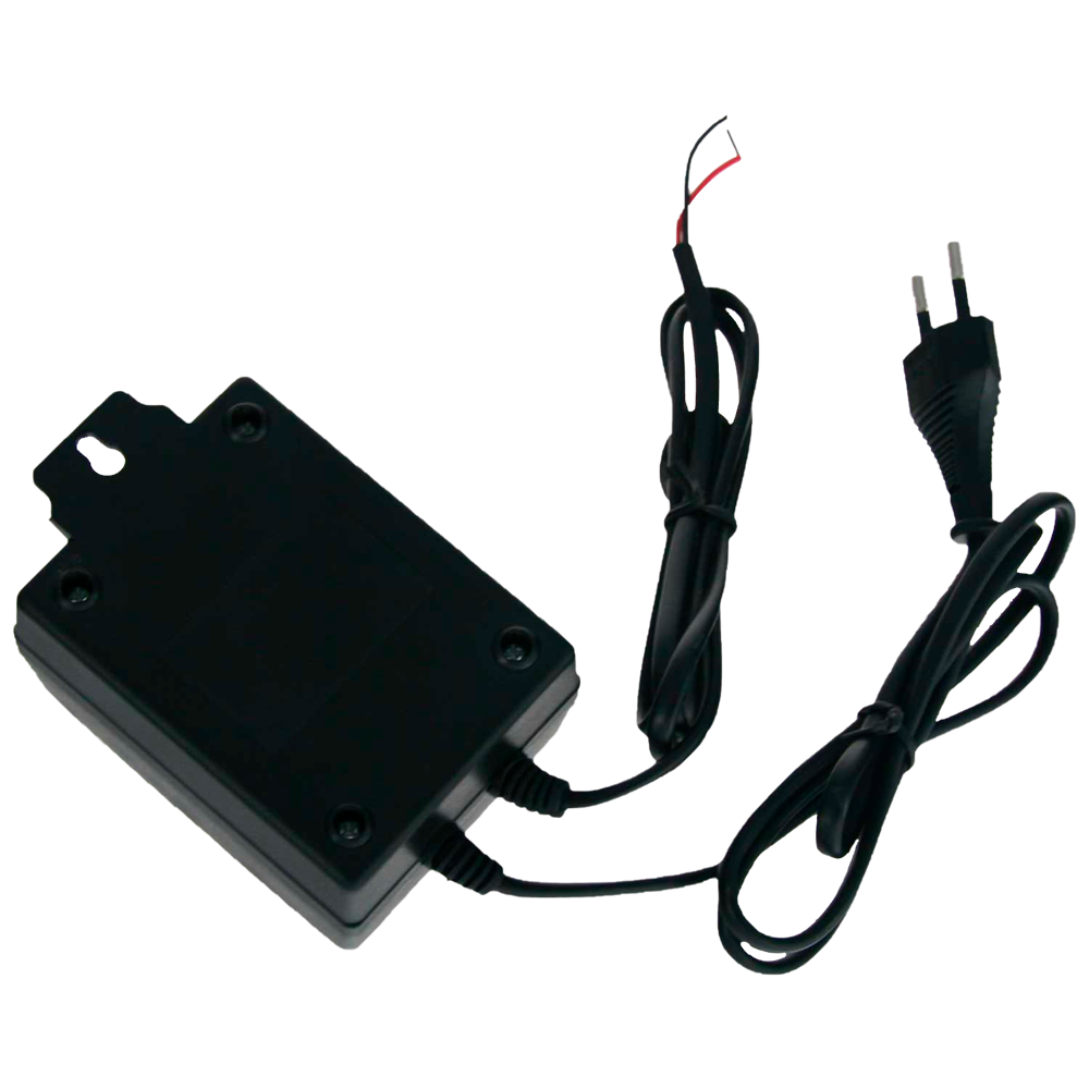 Trasformatore AC/AC - Ingresso AC 220 V - Uscita AC 24 V 2 A - Lunghezza dei cavi 1 m - 90 (Al) x 65 (La) x 55 (Lu) mm - 773 g - Innowatt