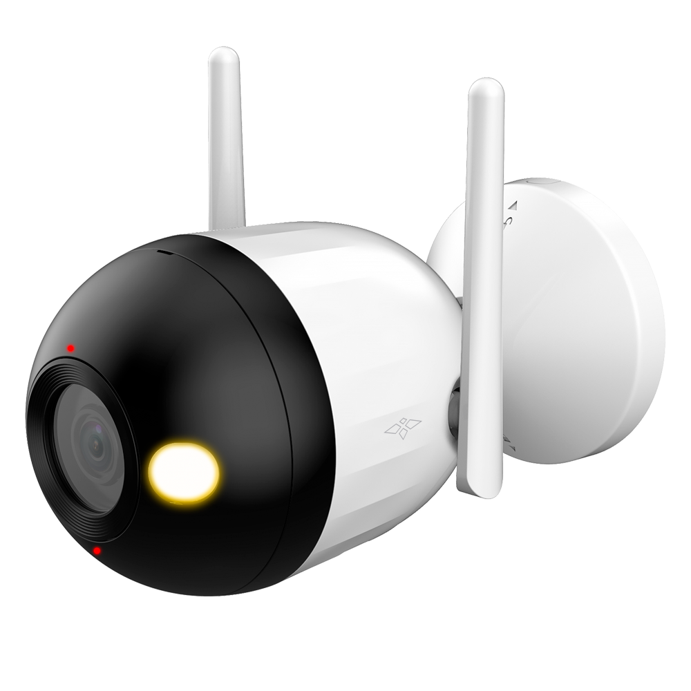 Cámara IP 4Mpx gama PRO - Smart Dual Light alcance 30m | Active Deterrence - Lente 2.8 mm - IA: detección y clasificación de personas - Micrófono y altavoz | MicroSD - Wifi IEEE802.11b/g/n | Impermeable IP67