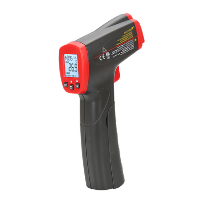 Precision infrared thermometer - Measurement range -20ºC ~ 400ºC - Accuracy ±2ºC or ±2% - Non-contact and instantaneous measurement - Response time 500ms