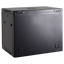 Armadio rack a parete - Fino a 12U rack da 19" - Fino a 60 Kg di carico - Con ventilazione e passacavi - 2 ventola, vassoio, ciabatta a 6 prese inclusi - Non assemblato