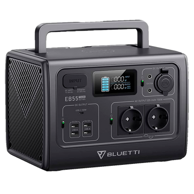 Portable battery - Large capacity 537Wh - Output power 700W max | LiFePO4 - Multiple Outputs/Multiple Charging Modules - 2500 Life Cycles - LCD Screen