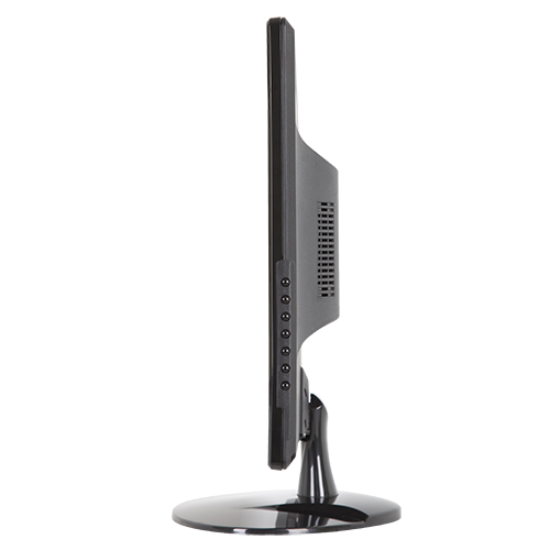 Monitor SAFIRE LED 24" 4N1 - Diseñado para videovigilancia 24/7 - HDMI, VGA, BNC y Audio - Resolución 1920x1080 - Filtro anti-ruido - Bajo consumo