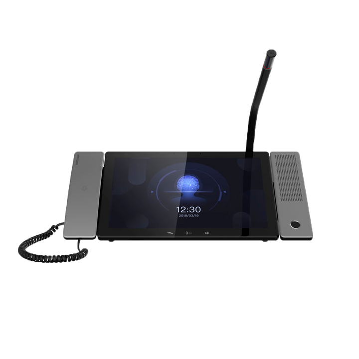 Monitor master per videocitofoni - Display IPS di 10.1" - Audio omnidirezionale - TCP/IP, SIP - Slot microSD fino a 128 GB - Telefono per la comunicazione