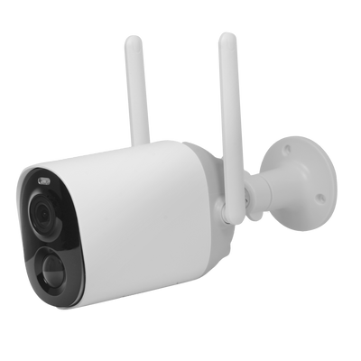 Telecamera IP 2Mpx VicoHome Wifi a batteria - Rilevamento intelligente sul cloud / Sensore PIR - Luce con effetto deterrente / Batteria al litio 8800 mAh - Obiettivo 3.3 mm/ IR 7 m / LED bianco - Audio bidirezionale / Slot SD - App VicoHome e Cloud / Comp