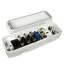 PIR detector - Integrated Ajax transmitter - Curtain type, double PIR on each side - Detection 9m per side - Distance in open space 1600m - Outdoor use