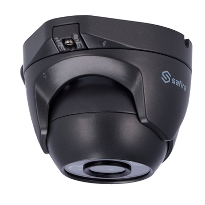 Safire Turret Camera ECO Range - 4 in 1 output / 3K resolution (2880x1620) - 3K High Performance CMOS (5Mpx 16:9) - 2.8 mm lens - IR Matrix LED Range 30 m - Waterproof IP66 | Gray colour