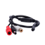 External Microphone - Can be paired with any camera - RCA Audio Connector (White) - Power In/Out Connector - DC6V~12V Power Supply - Long: 420mm