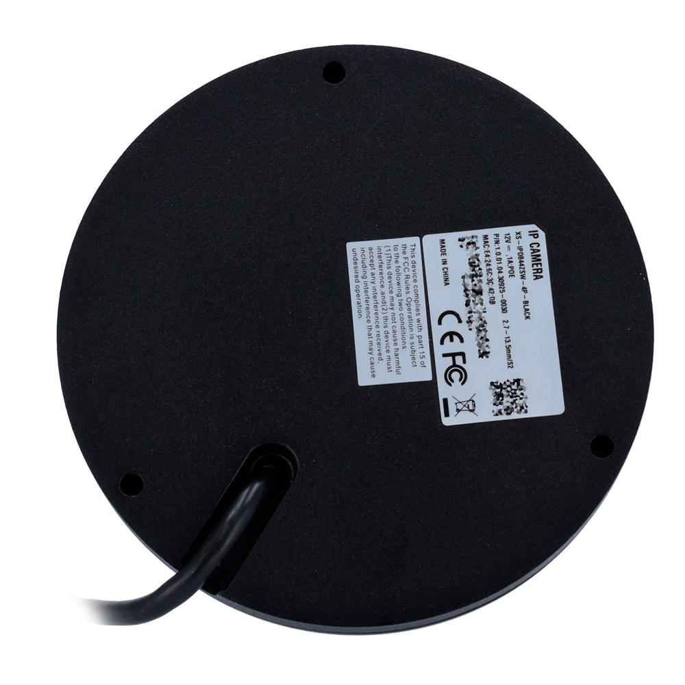 Telecamera Dome IP X-Security - 4 Megapixel (2688x1520) - Lente Varifocale 2.7 ~ 13.5 mm - Autofocus Motorizzato - PoE IEEE802.3af | H.265+ - Waterproof IP67 Antivandalo IK10