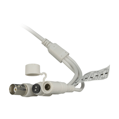 Cámara domo gama ECO 1080p - 4 en 1 (HDTVI / HDCVI / AHD / CVBS) - 1/2.7" SmartSens© SC2235+FM8536E - Lente 2.8 mm - LED IR SMD Alcance 30 m - Menú OSD remoto desde DVR