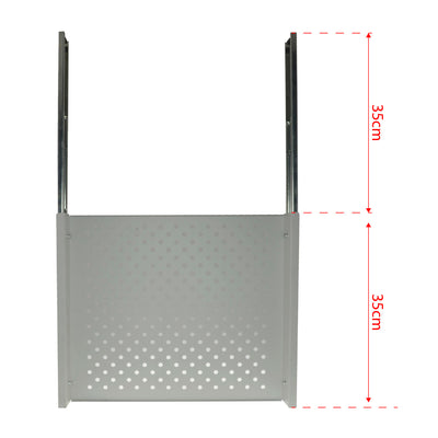 Removable safe tray - Compatible with VR120 and VR120E - For 1.5 / 2 U rack DVRs - Telescopic guides with bearings - Totally removable - Made of steel