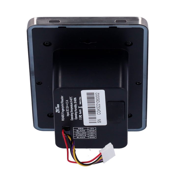 Lettore di accesso - Accesso tramite impronta digitale Silk ID e scheda MF - indicatore LED e acustico - RS485 - Compatibile con ZK-INBIO - Installazione ad incasso | Adatto per uso esterno