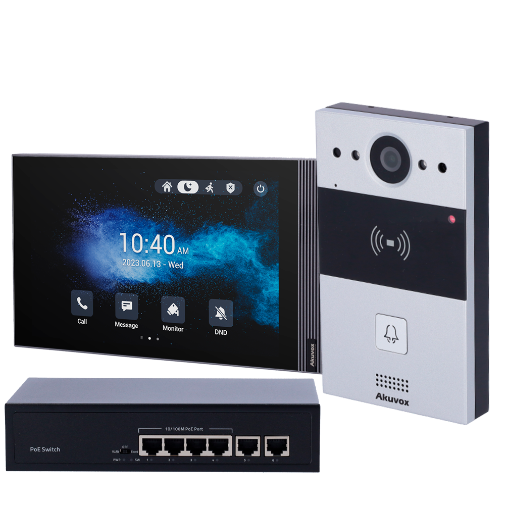 Kit videocitofonico su base LINUX