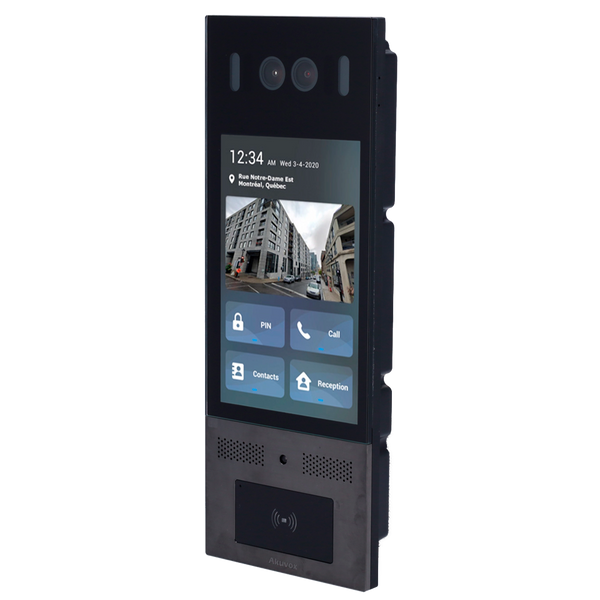 Posto esterno videocitofono IP antivandalo Akuvox incluso nel kit Innowatt