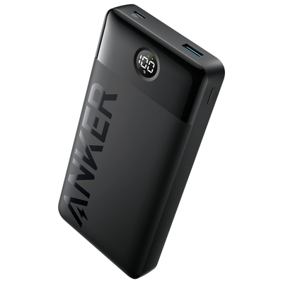 Anker Power Bank - Capacidad 20000mAh  - Entrada USB-C - Salidas USB-C, USB-A - Carga 2 dispositivos a la vez - Pantalla digital | Color negro