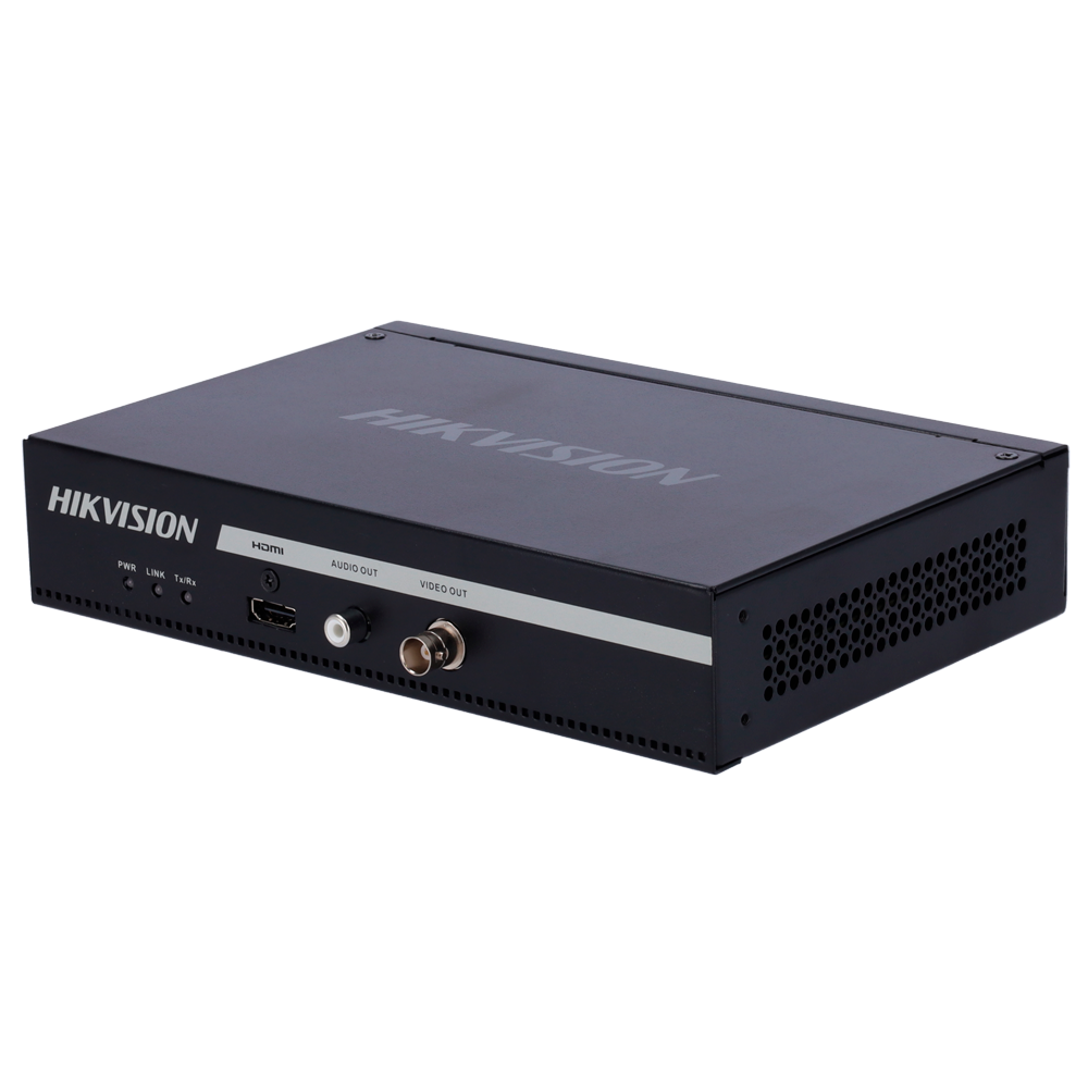 Decodificador Hikvision - 16 canales - Resolución máxima 32 Mpx - 1 salida HDMI 4K | 1 salida BNC - Audio | Alarmas | Compatible con ONVIF - Válido para cámaras IP, NVR y otros dispositivos