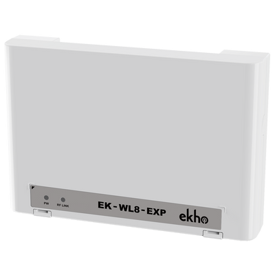 Requiere fuente de alimentación externa (24 VCC) - Amplitud y frecuencia de radio con optimización automática
 - Ajuste flexible del dispositivo en el sitio - Módulo Expansor con dos antenas internas - Reducción de desvanecimiento de señal