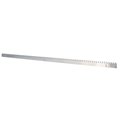 Cremallera para automatismo - Engranaje de paso M4 - Dimensiones: 1000 (An) x 30 (Al) x 10 (Fo) mm - Fabricada en acero inoxidable - Compatible con GATEOPENER-BL360ENC