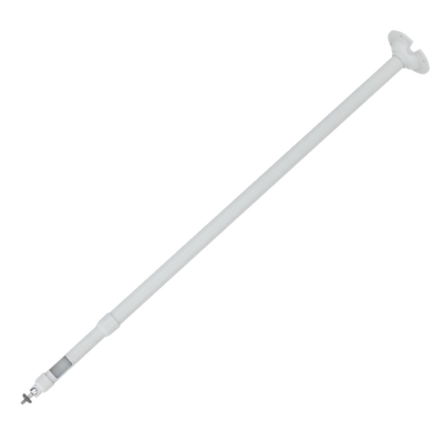 Soporte techo - Altura 800-1500 mm - Compatible con cámaras Bullet - Color blanco - Compatible con XSECURITY - Pasador de cables