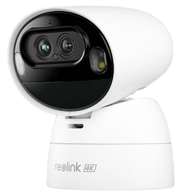 Reolink Telecamera WiFi a Batteria Argus B730 - 4K / 8MP (3840×2160) + 2MP (1920×1080) - IR 30 m / Modalità Night Color - Tracking &amp; zoom automatici - Audio bidirezionale / Slot MicroSD - Adatta per esterni