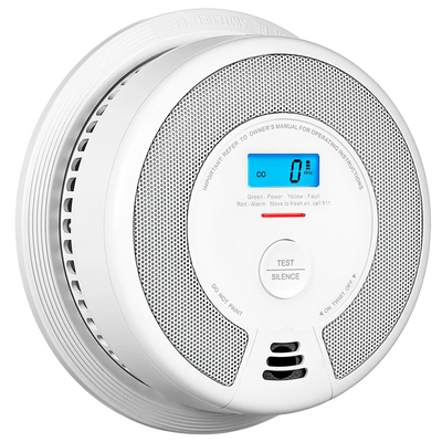 Detector de CO y humo autónomo X-Sense - Duración de la batería 10 años (no reemplazable) - Indicador luminoso de alarma - Alarma sonora 85 dB a 3m - Botón de Test y pantalla LCD - Certificado EN 50291:2010 y EN 14604:2005