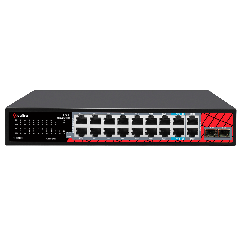 Safire Switch Hi-PoE