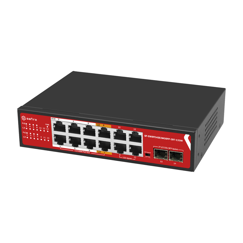 Safire Switch Hi-PoE
