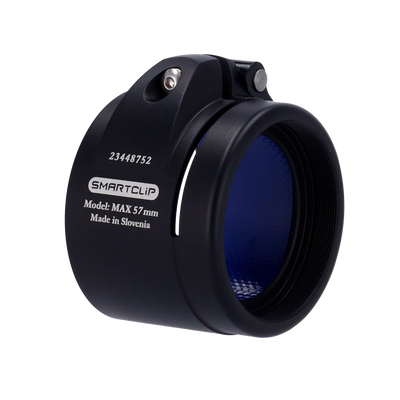 Clip-on - Ghiera M52x0.75 - Dimensione 57 mm - Alluminio - Nero