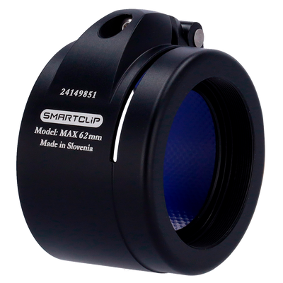 Clip-on - Ghiera M52x0.75 - Dimensione 62 mm - Alluminio - Nero