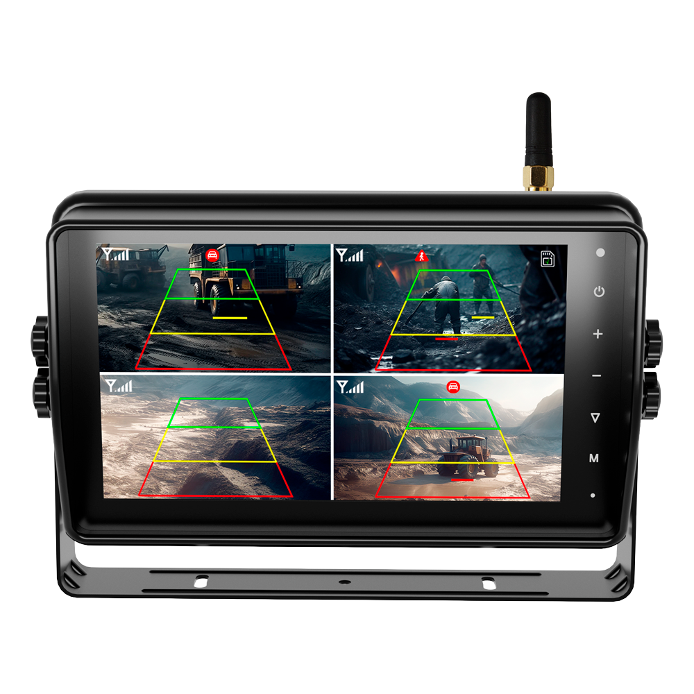 Monitor touch screen con videoregistratore integrato