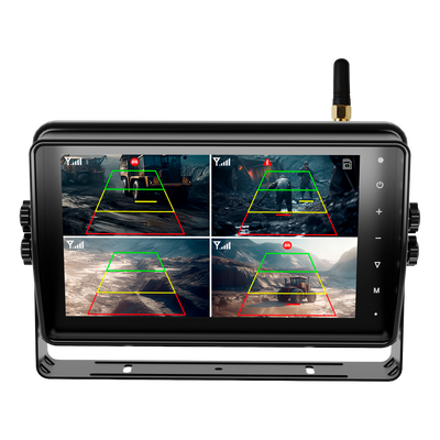 Monitor touch screen con videoregistratore integrato