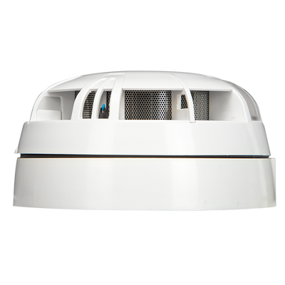 Detector óptico - El detector integra un transceptor NFC - Configuración y visualización a través de APP - Gráfico de la última alarma detectada  - Control dinámico y compensación de sensibilidad - Montaje en la base universal TFBASE01N