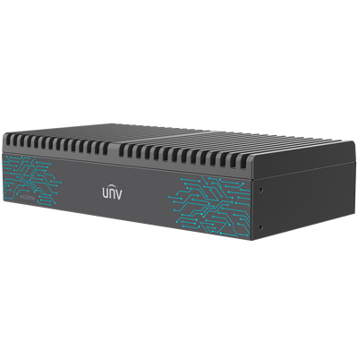 UNIVIEW AI BOX - Server con più di 40 funzioni intelligenti - 4 Canali  - 2 x RJ45 10M/100M/1000M - SSD 128 GB Incluso - Riconoscimento facciale