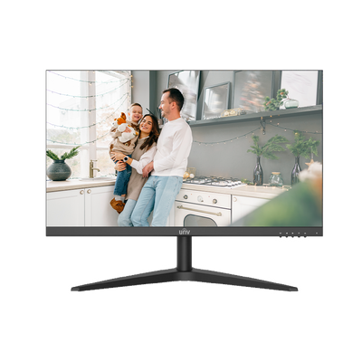 Monitor LED 24" Full HD - Progettato per la videosorveglianza - Formato 16:9 - 1xHDMI, 1xVGA - Risoluzione 1920x1080 - Supporto VESA 100x100 mm