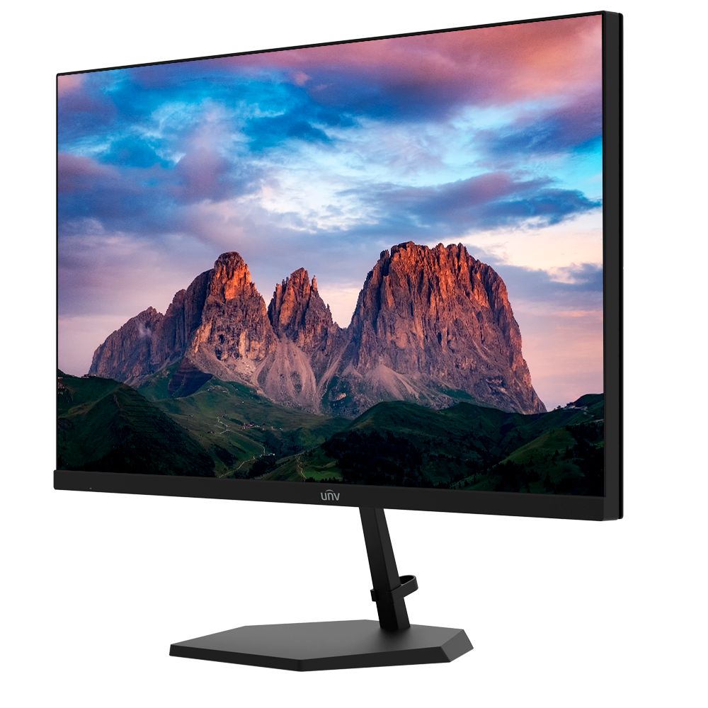 Monitor Univew LED 27"  - DPx2. HDMIx2, Audio OUT - Risoluzione 3840x2160 - Luminosità 250 cd/m2 - Tempo di risposta 14 ms