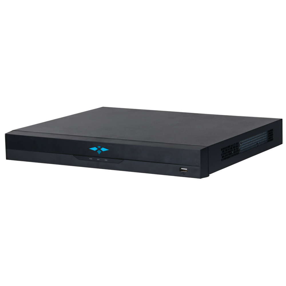 X-Security NVR - Massima risoluzione 32 Megapixel - 32 CH / 16 porte PoE af/at - Compressione H.265 / H.264 | 2 HDD - Uscita HDMI 4K | Uscite allarme - SMD, WizSense, Metadati e AcuPick