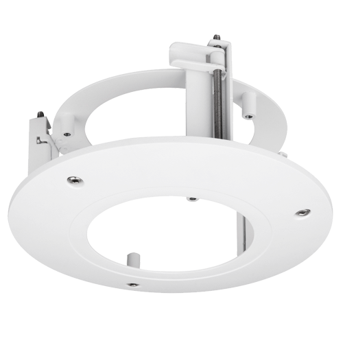 Stop support - For dome cameras - Suitable for outdoor use - Color white - Maximum load 1Kg - SECC and PC