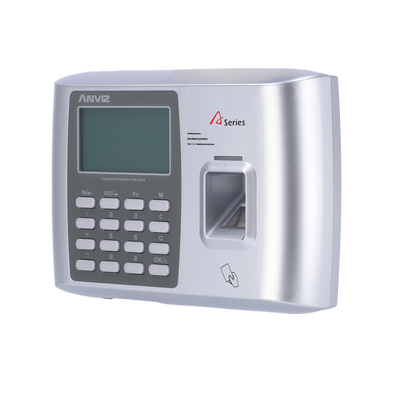 Terminal di Controllo Presenze ANVIZ - Impronte digitali, schede RFID e tastiera - 2000 registrazioni / 50.000 registri - TCP/IP, USB, WiFi, relé per sirena - 8 Modi di Controllo presenze - Software CrossChex gratuito - Innowatt