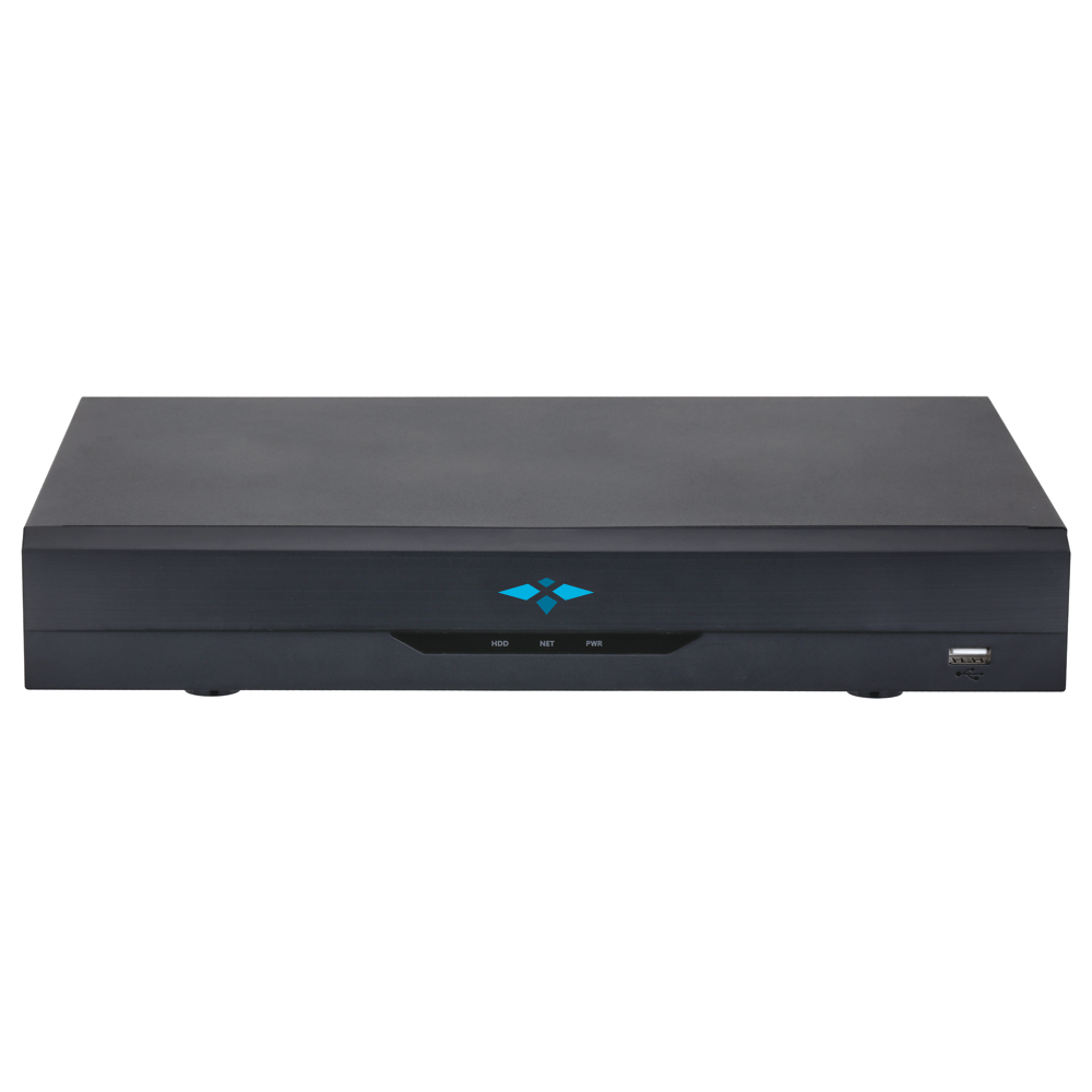 X-Security 5n1 Video Recorder - 16 CH HDTVI / HDCVI / AHD / CVBS / 16+16 IP - 4KL (7FPS) / 5M (12FPS) / 4M/3M (15FPS) - 1080P/720P (25FPS) | 1 CH audio - HDMI 4K and VGA output - Admits 1 hard disk